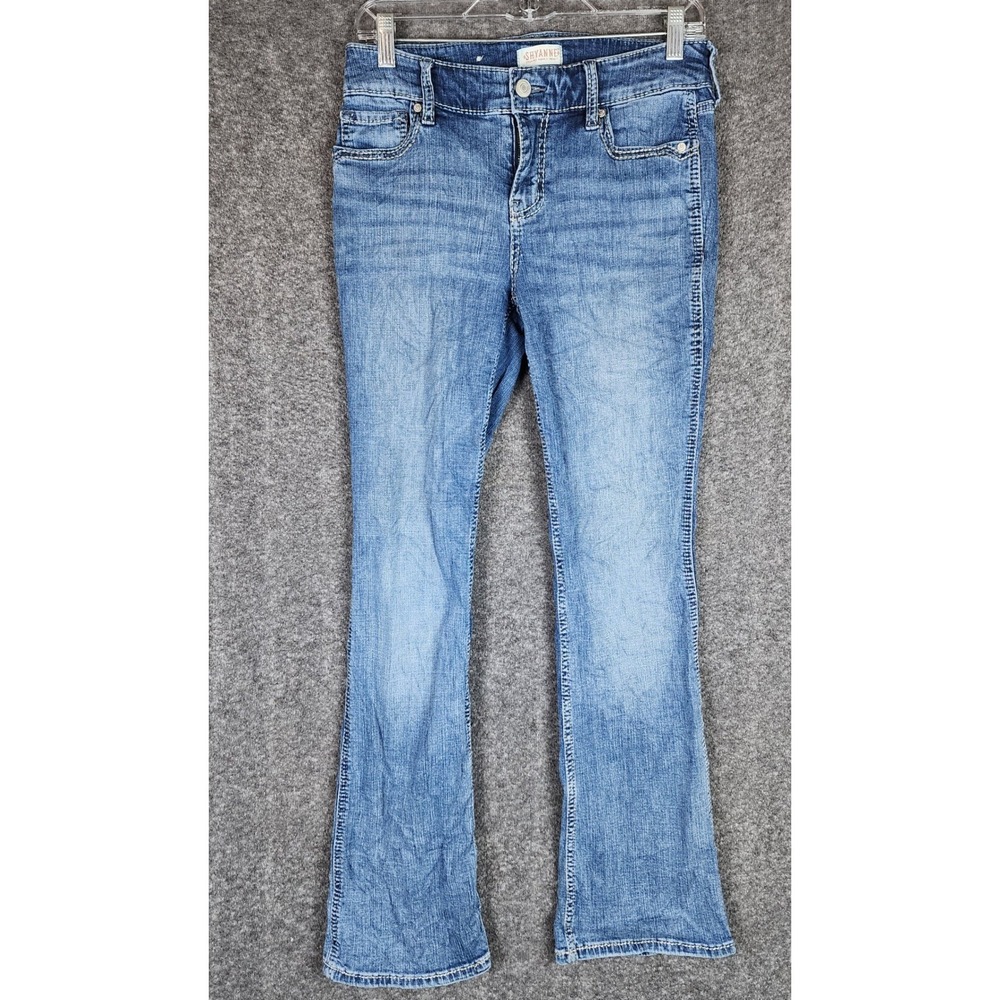 Shyanne Jeans Womens 28S Bootcut Blue Contrast Stitching EUC